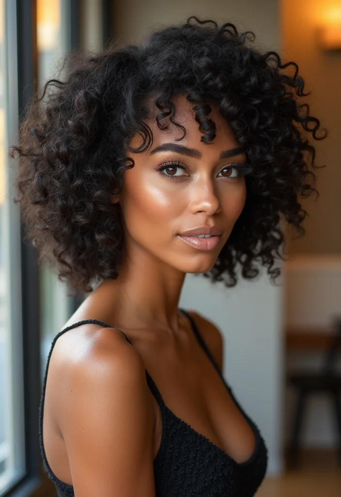 25 Beautiful Curly Crochet Hair Styles to Elevate Your Look - 11. Curly Crochet Bob