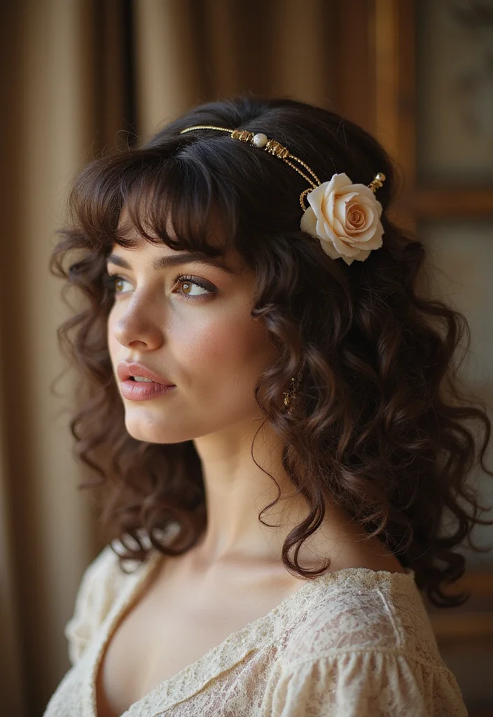 25 Beautiful Curly Crochet Hair Styles to Elevate Your Look - 6. Vintage-Inspired Curls