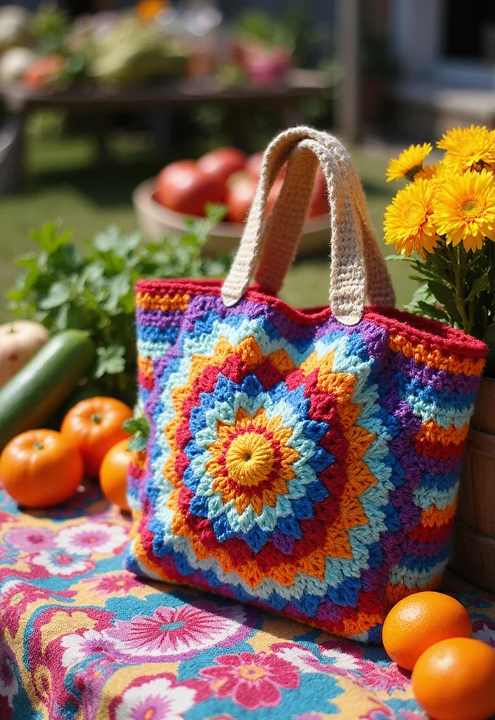 25 Beginner-Friendly Crochet Patterns for Beginners You Can Learn Today - 10. Easy Crochet Tote Bag