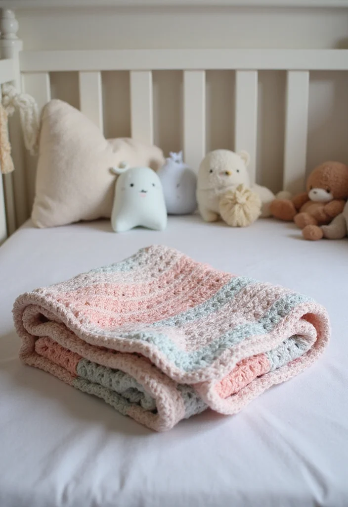 25 Beginner-Friendly Crochet Patterns for Beginners You Can Learn Today - 11. Adorable Crochet Baby Blanket