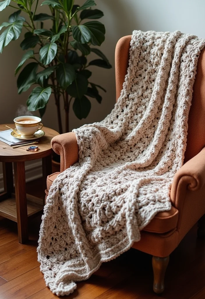 25 Beginner-Friendly Crochet Patterns for Beginners You Can Learn Today - 3. Cozy Crochet Blanket