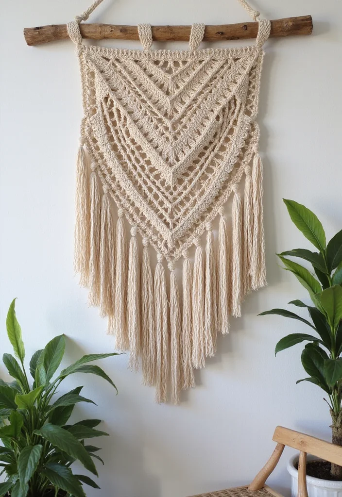 25 Beginner-Friendly Crochet Patterns for Beginners You Can Learn Today - 8. Crochet Wall Hangings