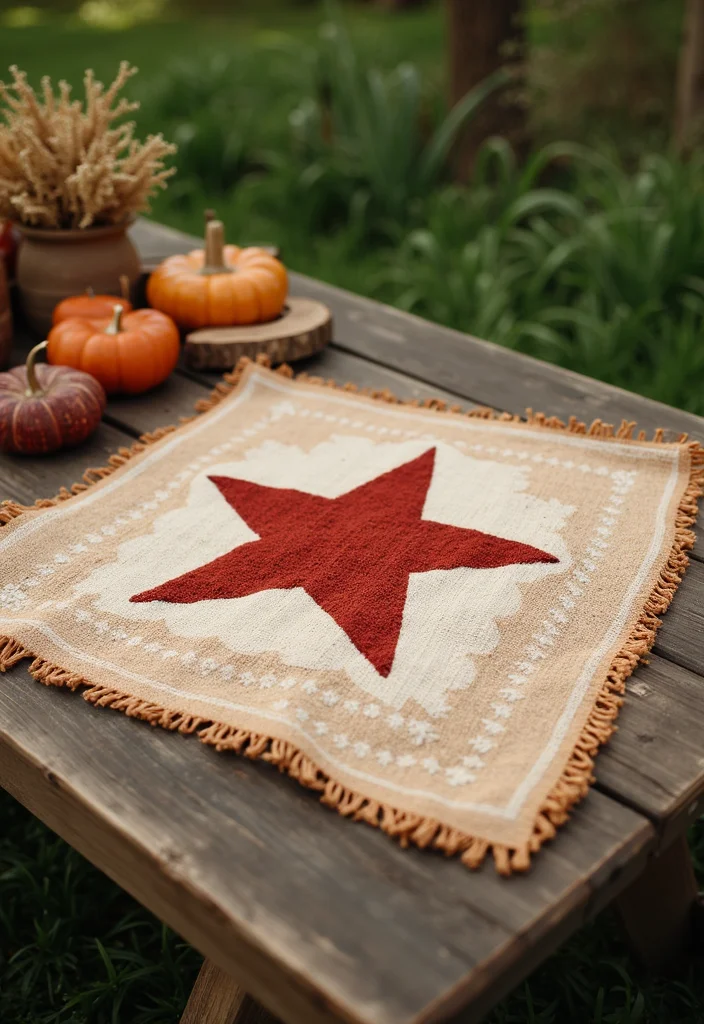 25 Cozy 6 Day Star Blanket Crochet Ideas You Should Try - 3. Earthy Tones Star Blanket