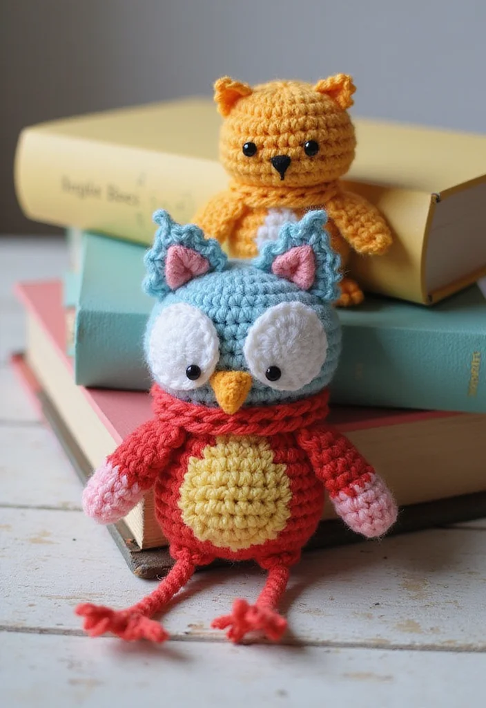 25 Creative Crochet Bookmarks: Free Patterns for Book Lovers - 2. Cute Animal Bookmark