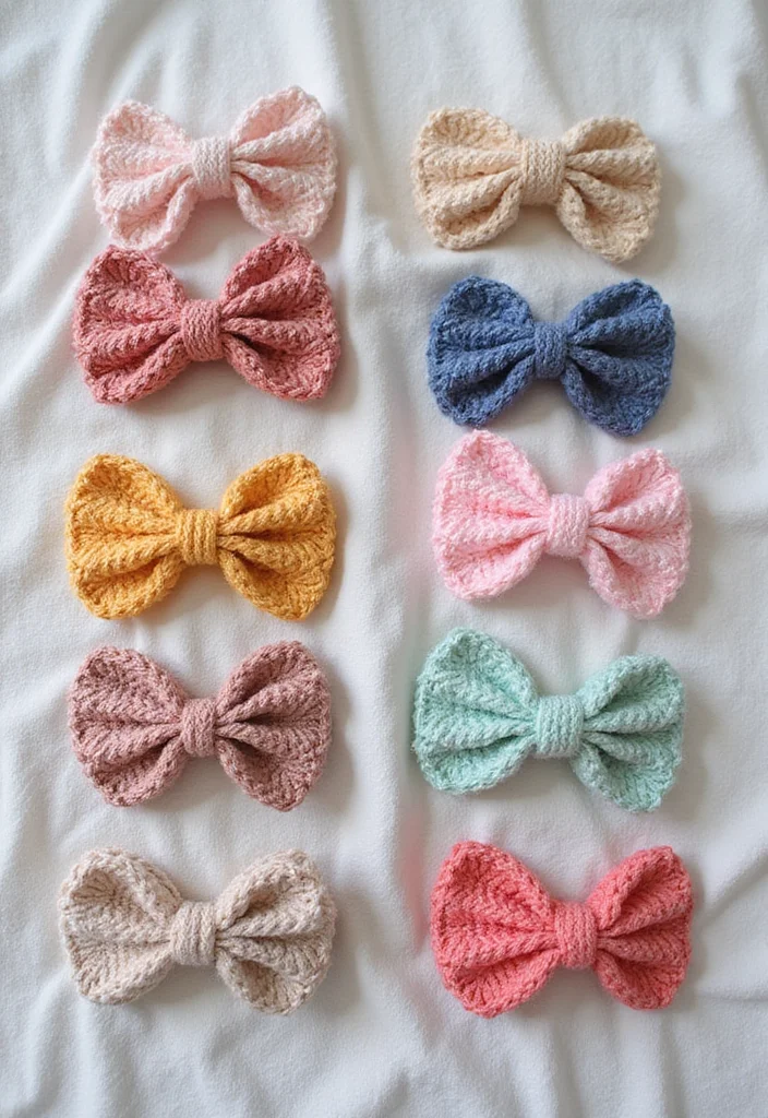 25 Easy Crochet Projects for Beginners You Can Finish Fast - 12. Simple Crochet Hair Accessories