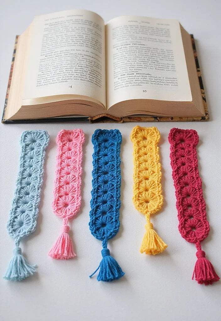 25 Easy Crochet Projects for Beginners You Can Finish Fast - 14. Cute Crochet Bookmarks