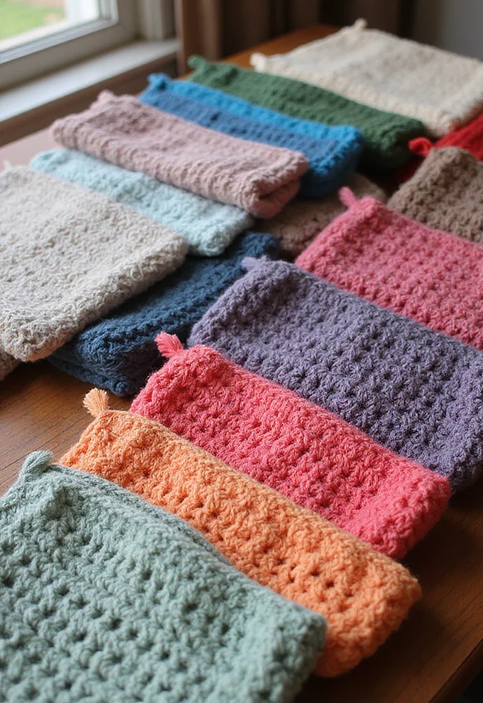 25 Easy Crochet Projects for Beginners You Can Finish Fast - 15. Simple Crochet Pouches