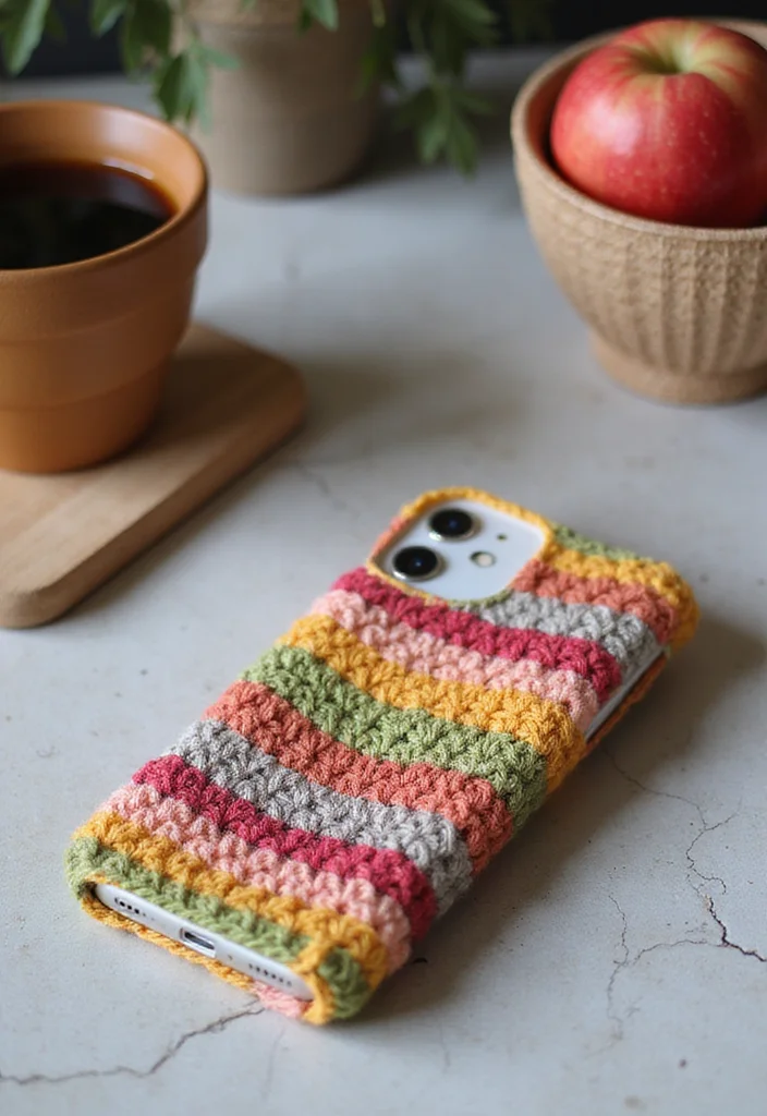 25 Easy Crochet Projects for Beginners You Can Finish Fast - 16. Fun Crochet Phone Cases