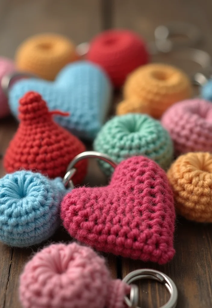 25 Easy Crochet Projects for Beginners You Can Finish Fast - 6. Adorable Crochet Keychains