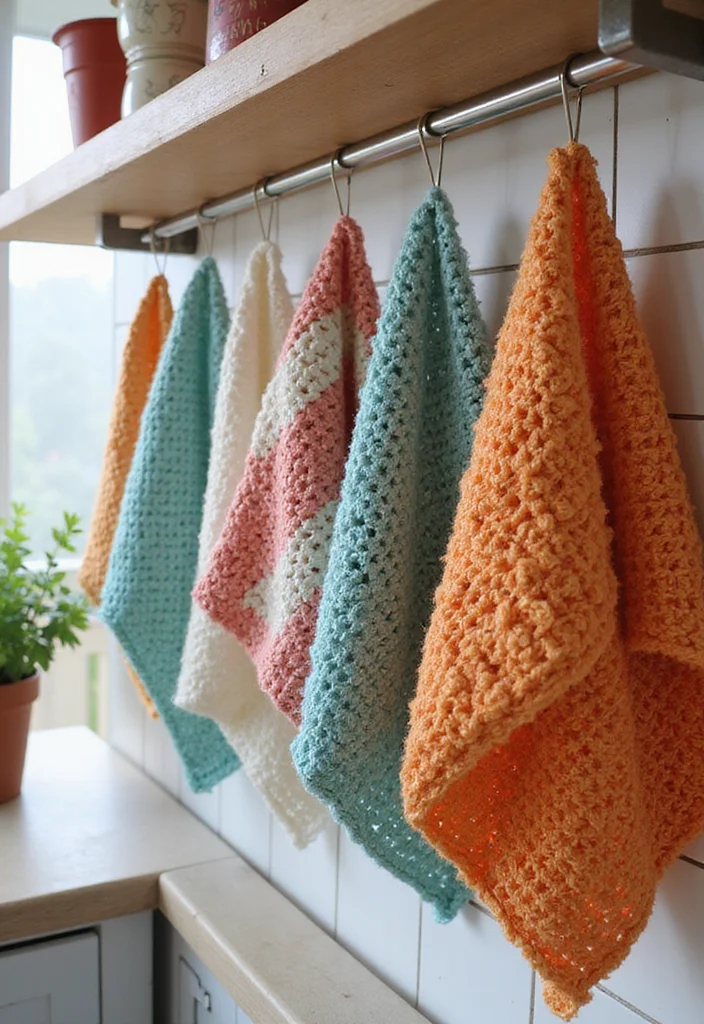25 Easy Crochet Projects for Beginners You Can Finish Fast - 7. Easy Crochet Dishcloths