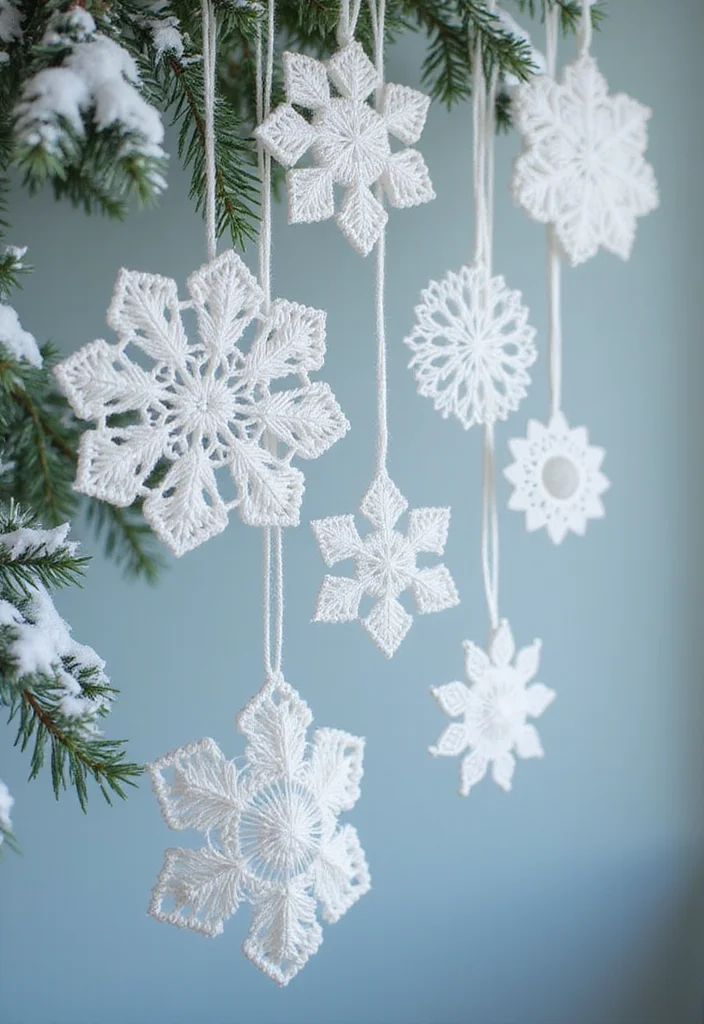 25 Easy Crochet Projects for Beginners You Can Finish Fast - 8. Fun Crochet Snowflakes