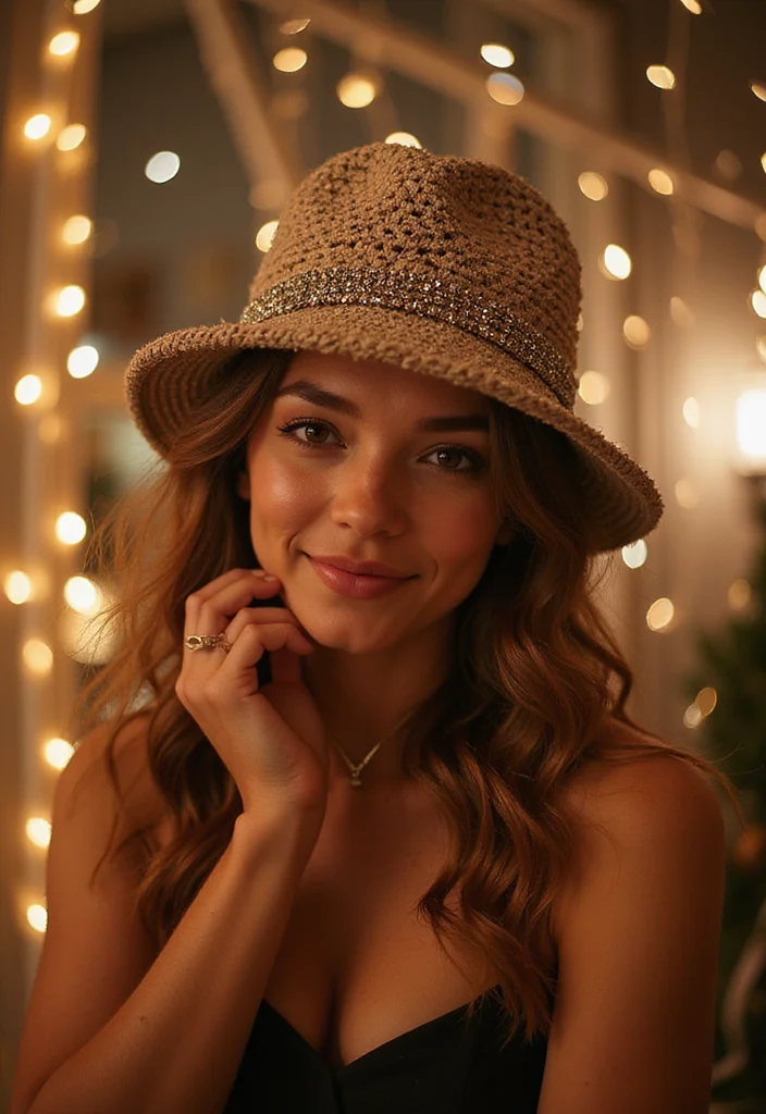 25 Fun Crochet Bucket Hat Free Pattern Ideas Everyone Loves - 17. The Sparkle and Shine Bucket Hat