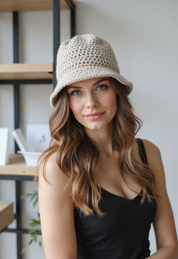 25 Fun Crochet Bucket Hat Free Pattern Ideas Everyone Loves - 23. The Simple Beanie Style Bucket Hat