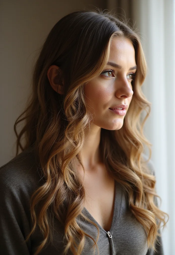 25 Gorgeous Half Braids Half Crochet Hairstyles to Try This Year - 6. Ethereal Half Cornrows with Loose Waves