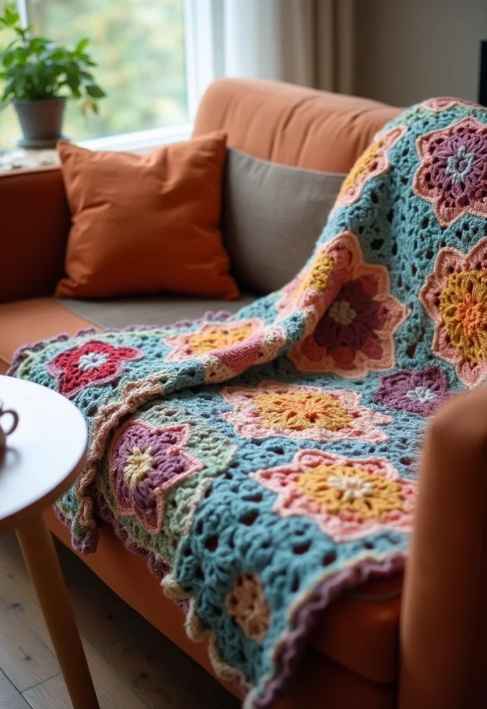 25+ Ideas on How to Crochet a Granny Square You’ll Love Trying - 1. Cozy Granny Square Blanket