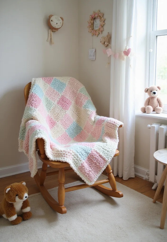 25+ Ideas on How to Crochet a Granny Square You’ll Love Trying - 8. Granny Square Baby Blanket