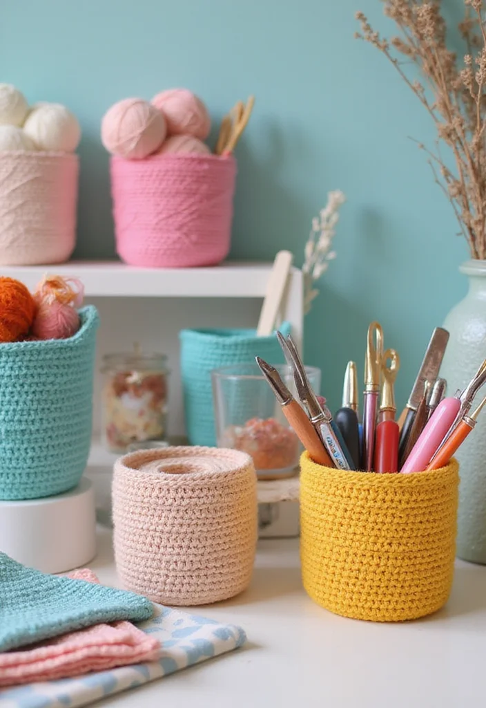25 Must-Try Tips on How to Crochet for Beginners (Super Easy Guide) - 12. Keep Your Workspace Organized