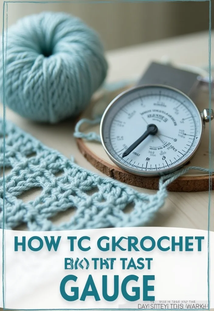 25 Must-Try Tips on How to Crochet for Beginners (Super Easy Guide) - 16. Understand Tension and Gauge