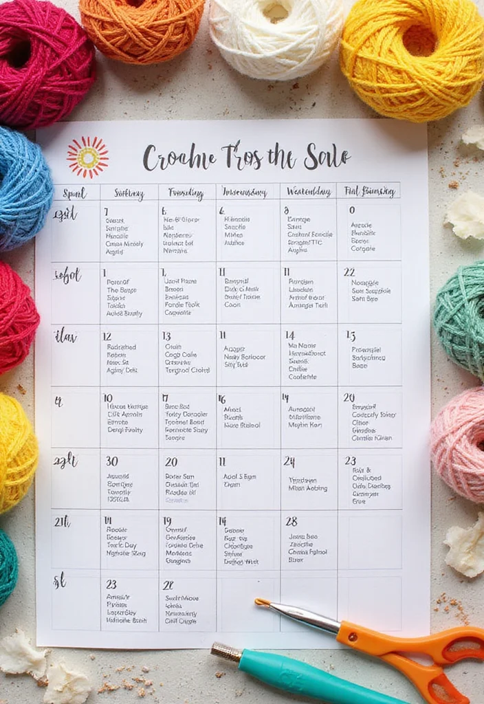 25 Must-Try Tips on How to Crochet for Beginners (Super Easy Guide) - 22. Set Up a Crochet Challenge