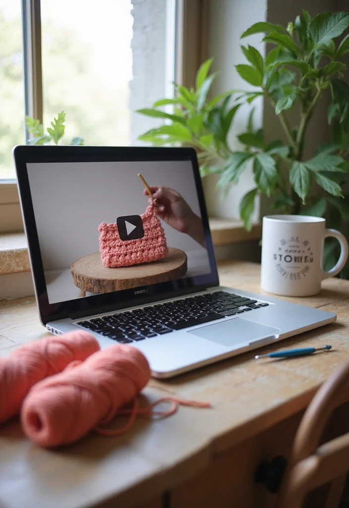 25 Must-Try Tips on How to Crochet for Beginners (Super Easy Guide) - 5. Utilize Online Tutorials