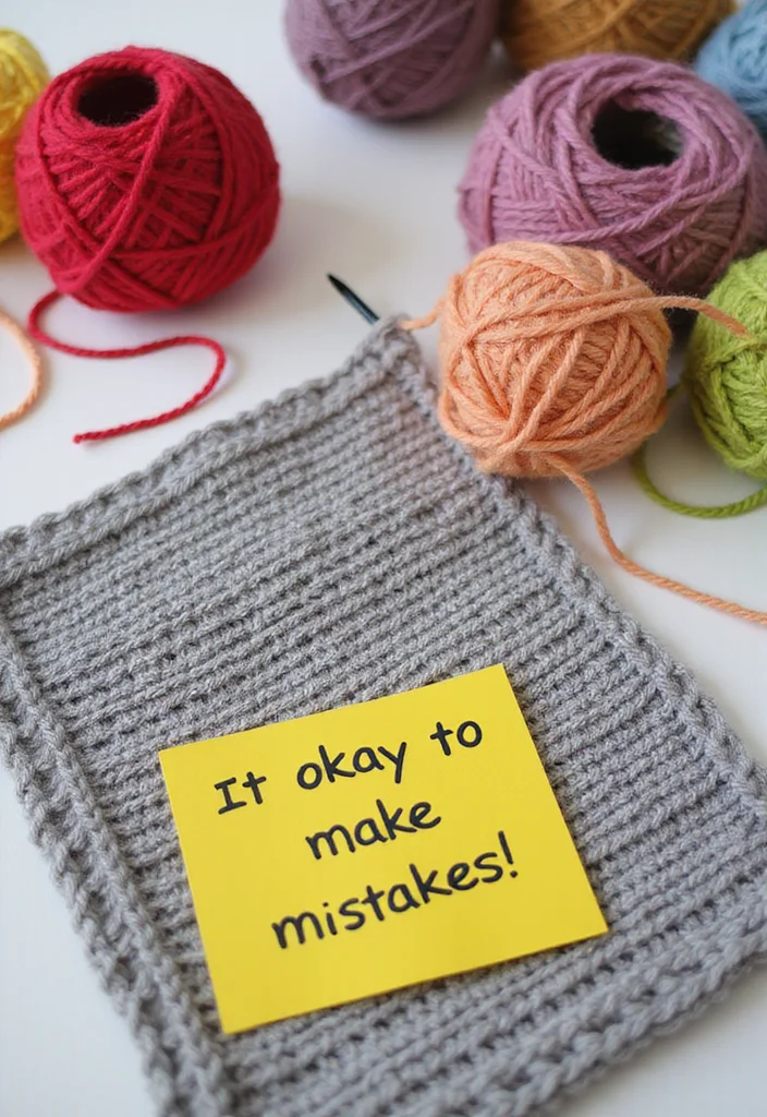 25 Must-Try Tips on How to Crochet for Beginners (Super Easy Guide) - 7. Don't Fear Mistakes