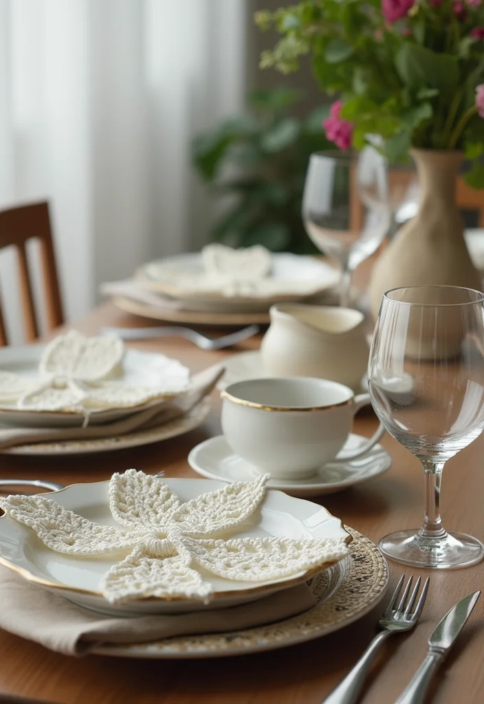 25 Trending Crochet Styles for Black Women to Refresh Your Look - 11. Modern Crochet Napkin Holders