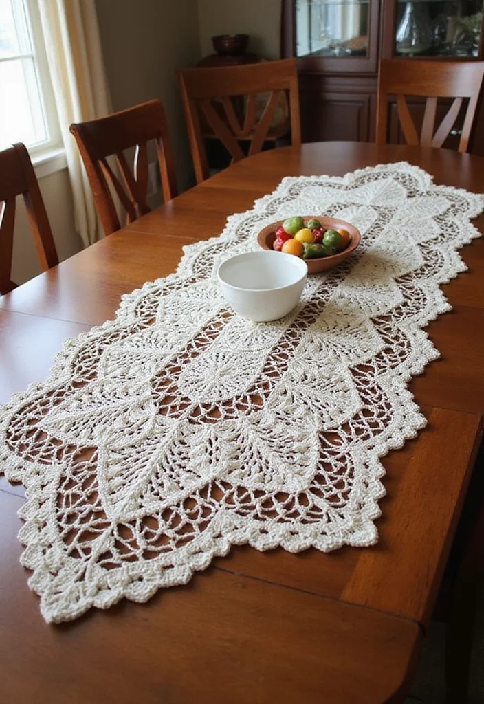25 Trending Crochet Styles for Black Women to Refresh Your Look - 7. Unique Crochet Table Runners