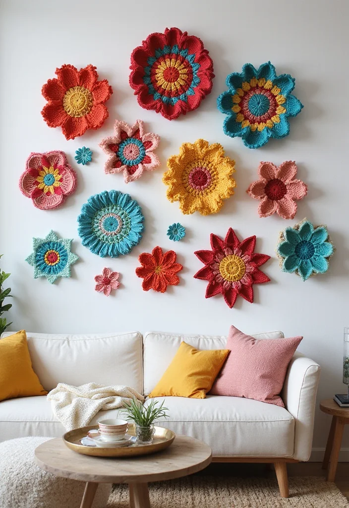 25 Trending Crochet Styles for Black Women to Refresh Your Look - 9. Beautiful Crochet Wall Art