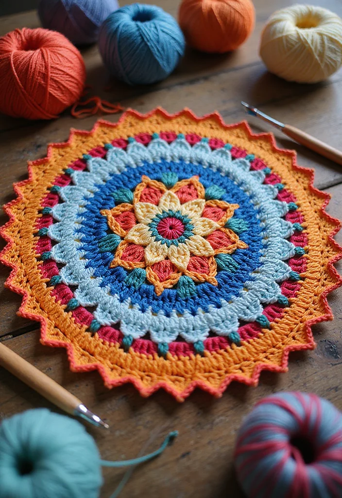 25 Unique Mosaic Crochet Patterns Free Charts to Try Today - 1. Geometric Bliss