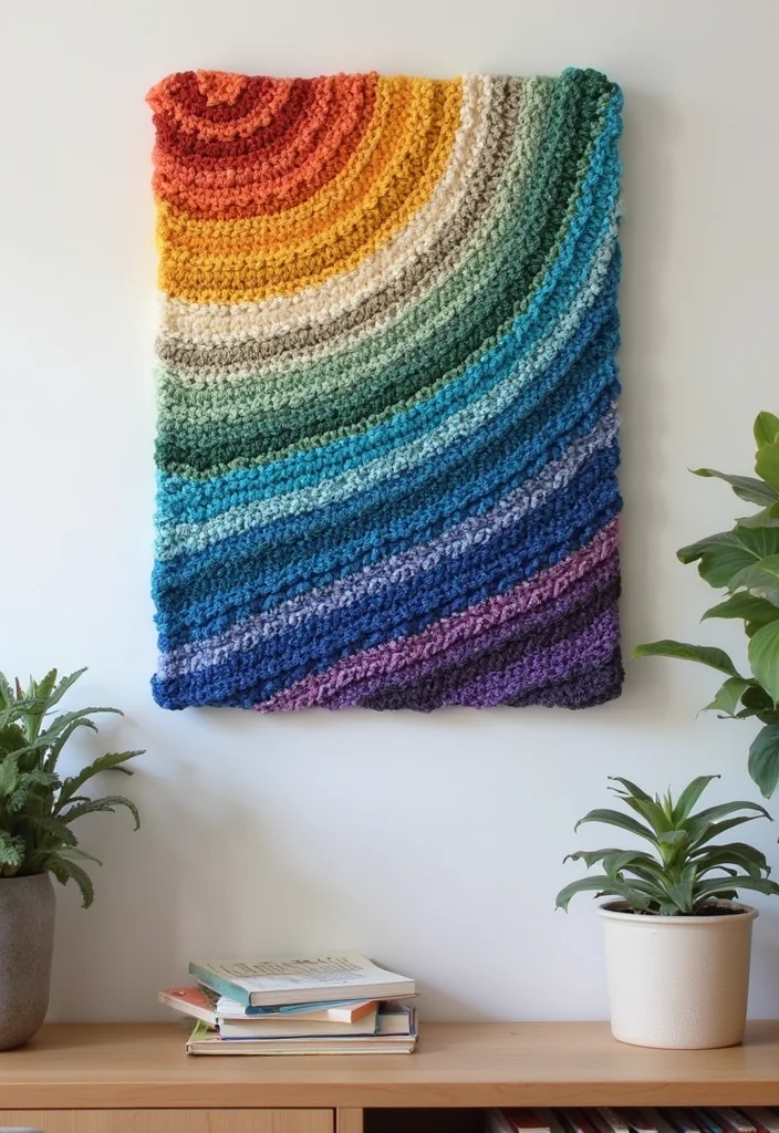 25 Unique Mosaic Crochet Patterns Free Charts to Try Today - 13. Gradient Designs
