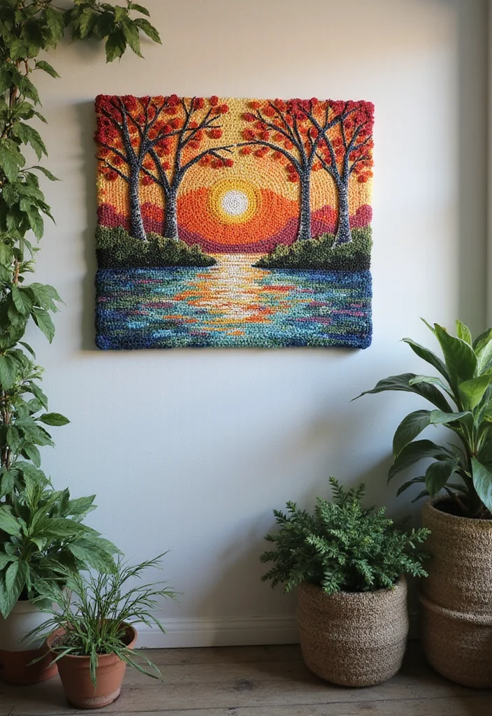 25 Unique Mosaic Crochet Patterns Free Charts to Try Today - 8. Nature's Palette