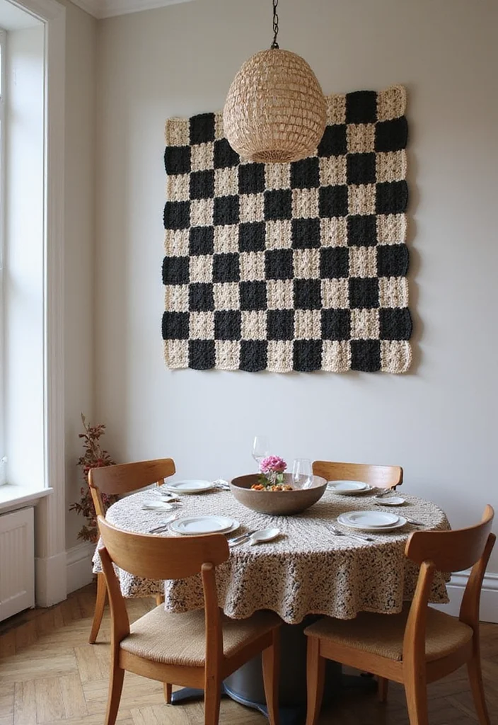25 Unique Mosaic Crochet Patterns Free Charts to Try Today - 9. Classic Checkerboard