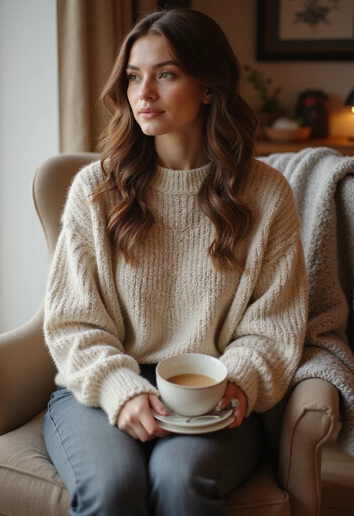 25 Warm Crochet Sweater Pattern Free Ideas for Cozy Days - 1. The Classic Chunky Sweater