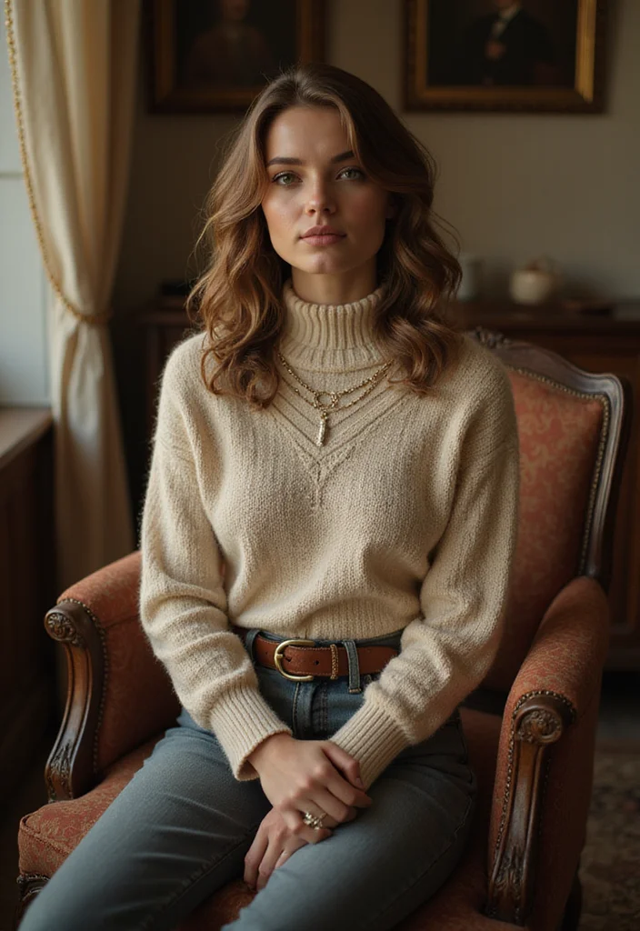 25 Warm Crochet Sweater Pattern Free Ideas for Cozy Days - 20. The Vintage-Inspired Sweater