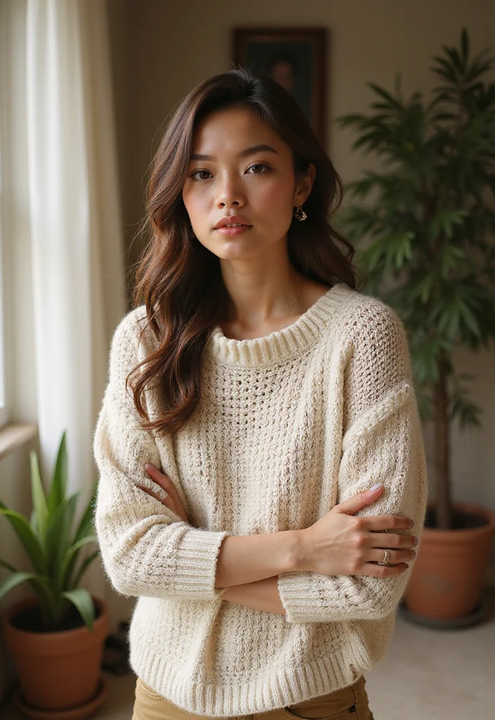 25 Warm Crochet Sweater Pattern Free Ideas for Cozy Days - 22. The Boat Neck Crochet Sweater