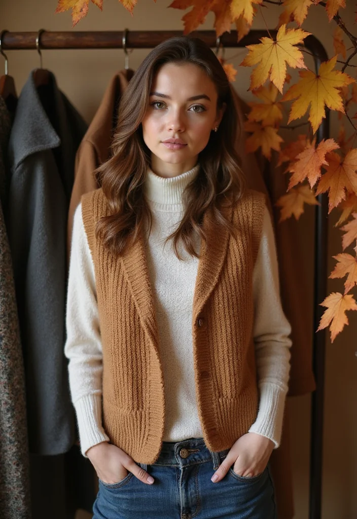 25 Warm Crochet Sweater Pattern Free Ideas for Cozy Days - 24. The Essential Sweater Vest