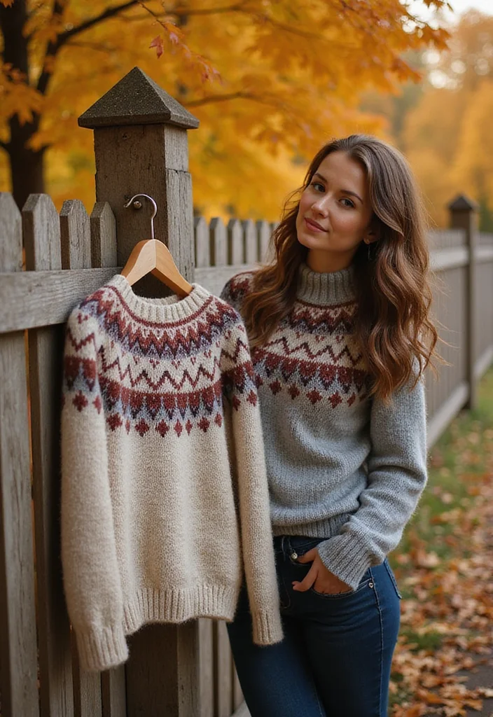 25 Warm Crochet Sweater Pattern Free Ideas for Cozy Days - 7. The Fair Isle Sweater