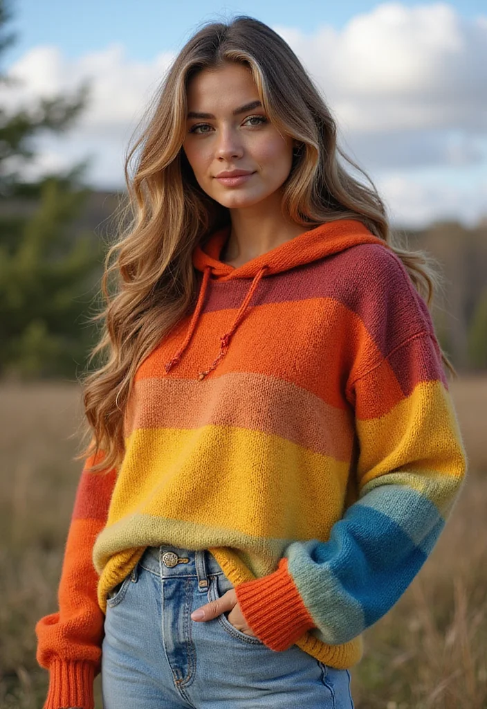 25 Warm Crochet Sweater Pattern Free Ideas for Cozy Days - 8. The Hooded Sweater