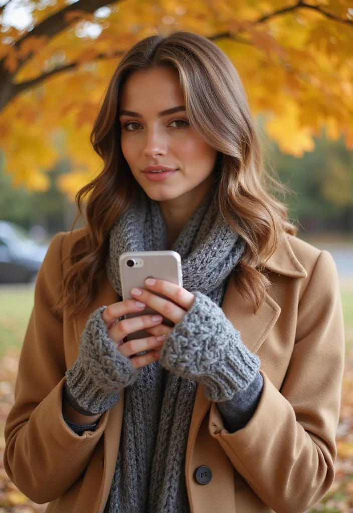 26 Cozy Crochet Fingerless Gloves Free Pattern Designs to Make - 2. Tech-Friendly Gloves