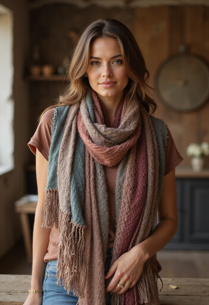 26 Gorgeous Crochet Shawl Pattern Free Ideas for Elegant Outfits - 15. Layered Shawl