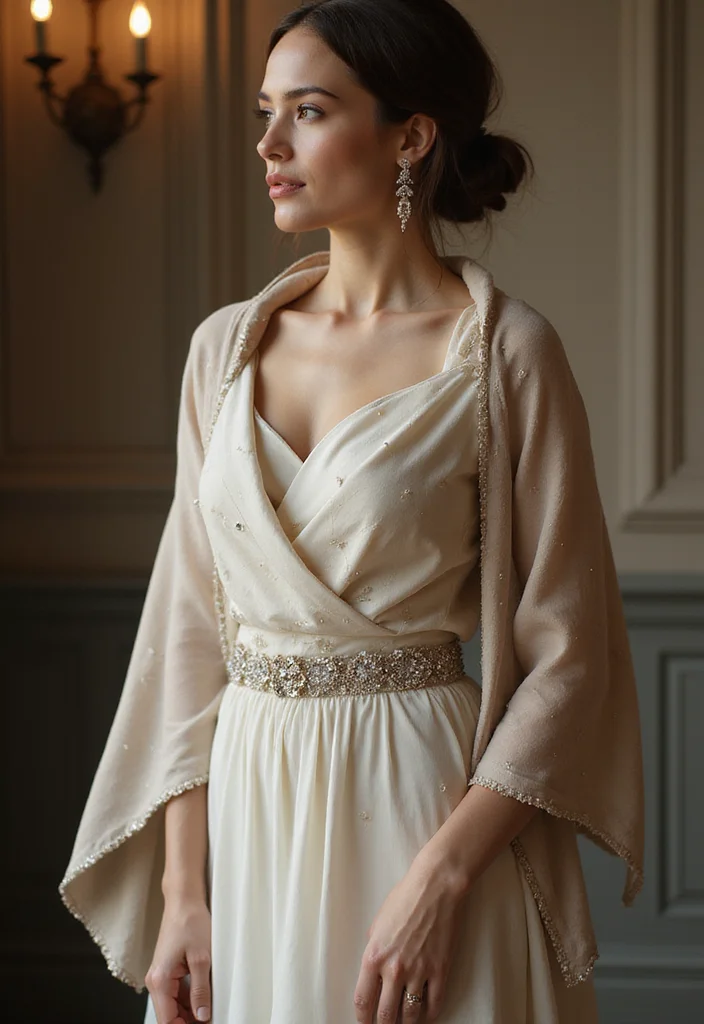 26 Gorgeous Crochet Shawl Pattern Free Ideas for Elegant Outfits - 6. Elegant Evening Wrap