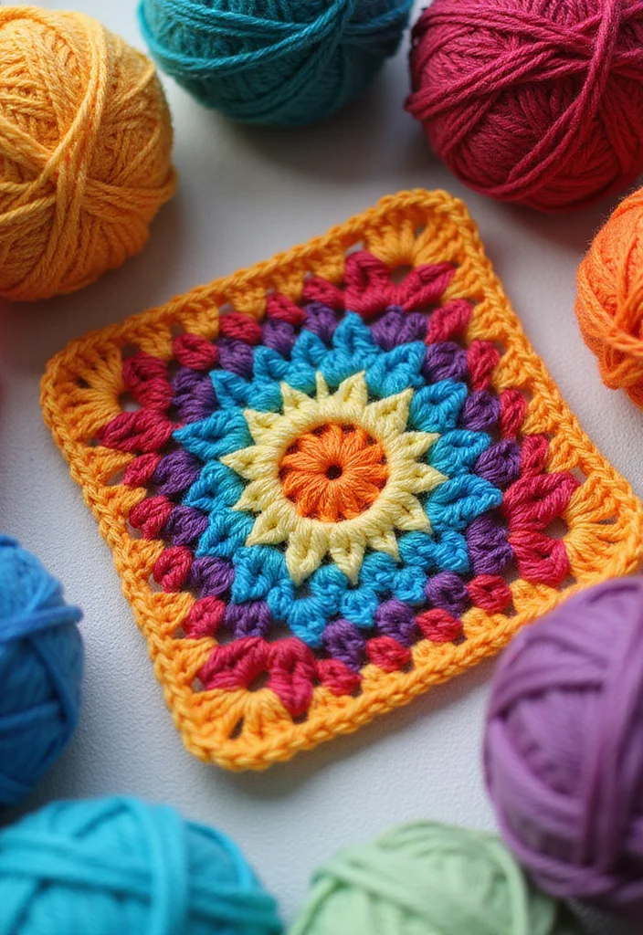 26 Granny Square Crochet Patterns Free Collections for Every Skill Level - 1. Classic Granny Square