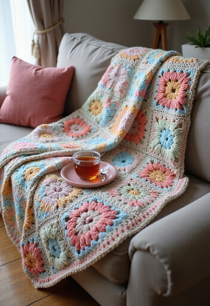 26 Granny Square Crochet Patterns Free Collections for Every Skill Level - 3. Granny Square Blanket