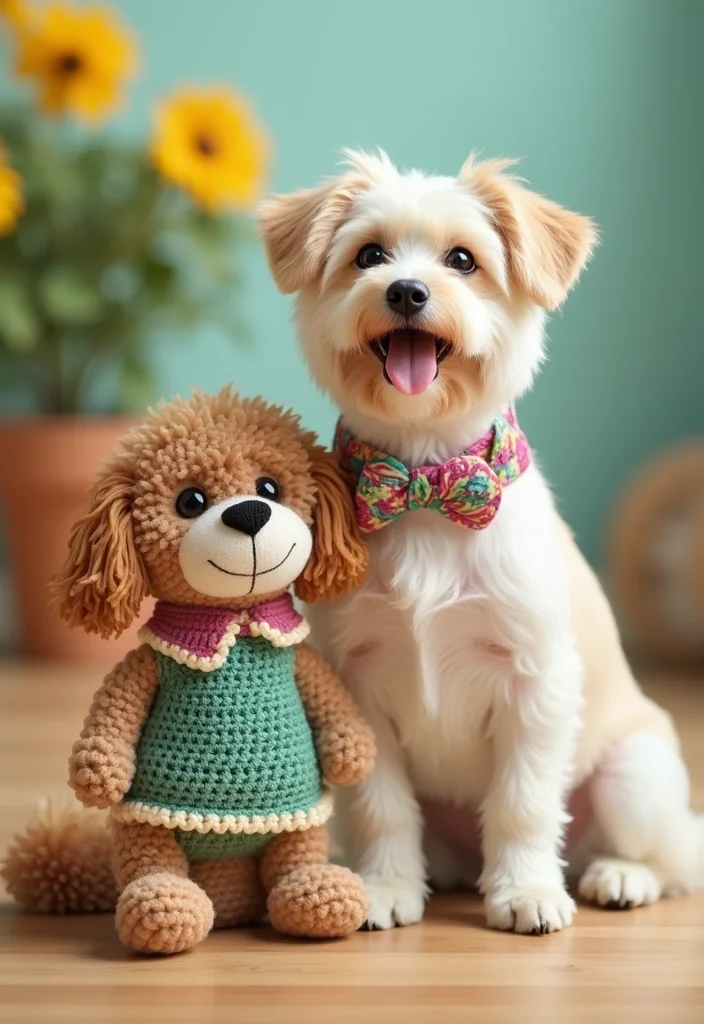 26 Stunning Lily of the Valley Crochet Ideas to Make at Home - 12. Lily of the Valley Pet Accessories