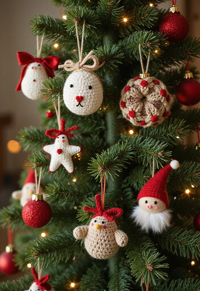 26 Stunning Lily of the Valley Crochet Ideas to Make at Home - 24. Crochet Lily of the Valley Holiday Ornaments