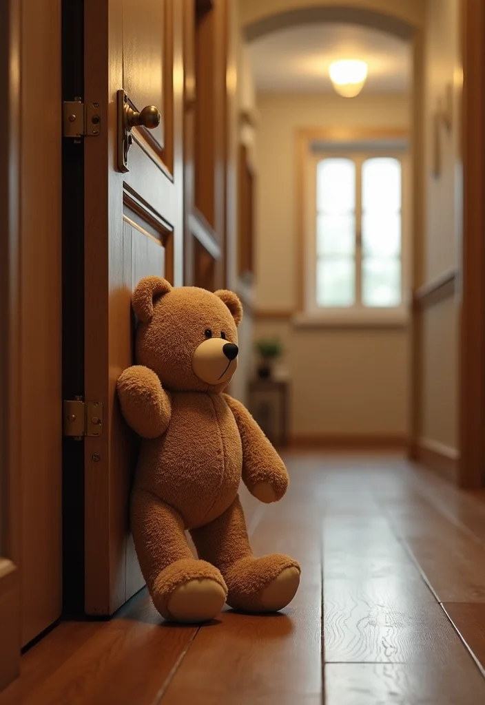 26 Sweet Crochet Teddy Bear Patterns Free Projects for Beginners - 17. Teddy Bear Door Stop