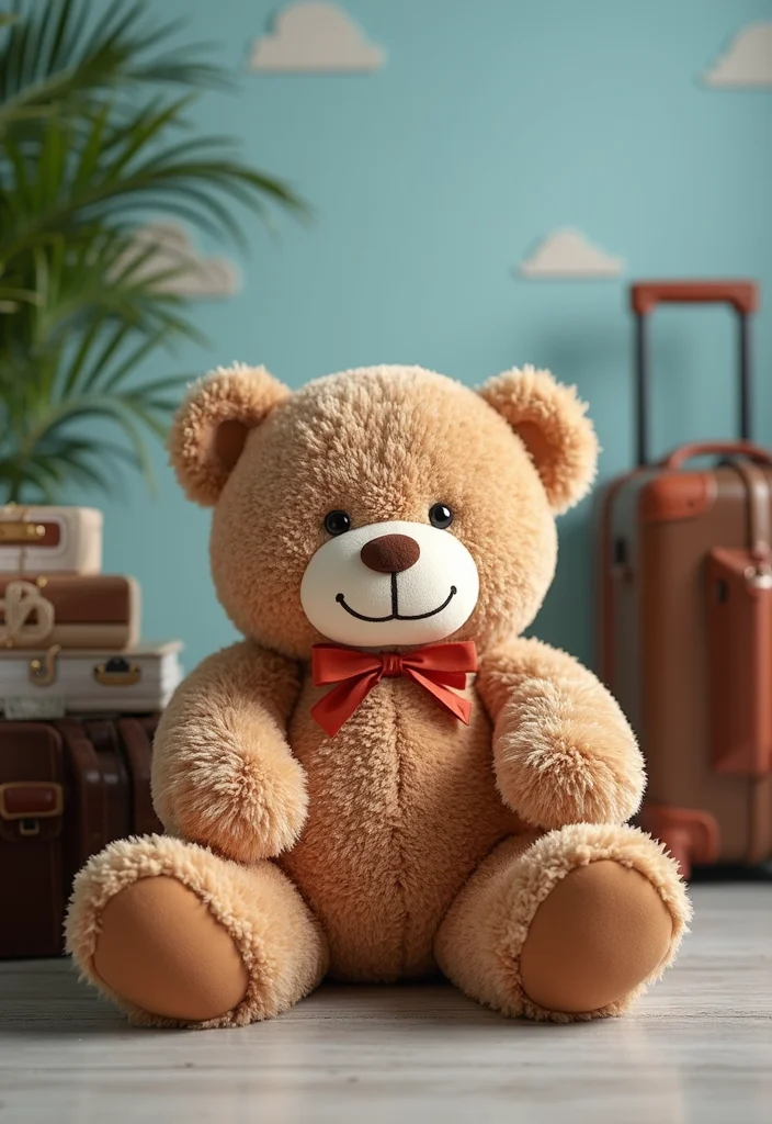 26 Sweet Crochet Teddy Bear Patterns Free Projects for Beginners - 26. Teddy Bear Travel Pillow