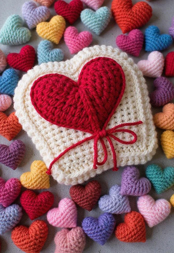 27 Charming Ideas on How to Crochet a Heart for Gifts & Decor - 23. Heart Sewing Kits