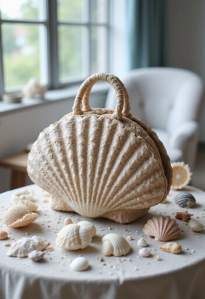 27 Chic Crochet Bag Patterns: Free Designs to DIY Quickly - 12. Textured Shell Bag