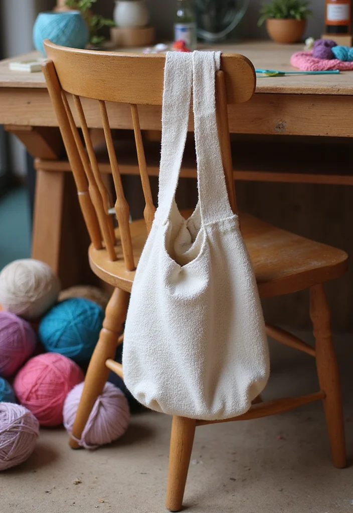 27 Chic Crochet Bag Patterns: Free Designs to DIY Quickly - 2. Simple Cotton Sling Bag